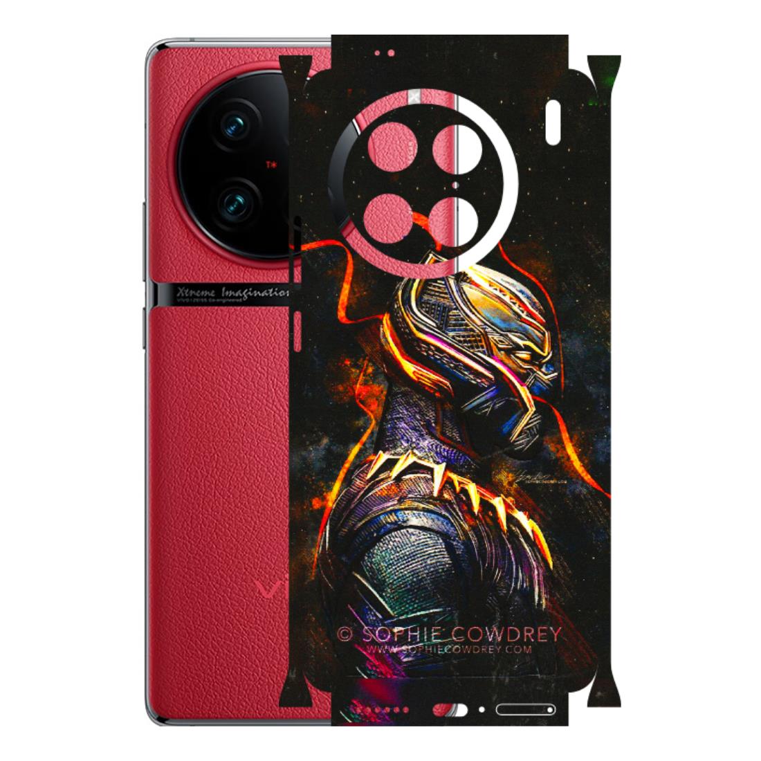 VIVO Z/V/X/T/U/S Series Phone Skins (All Models) - Black Panther - 3D Embossed Finish (L-190) Vivo X90 Pro
