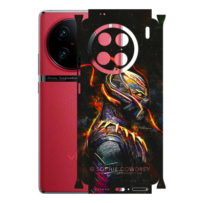 VIVO Z/V/X/T/U/S Series Phone Skins (All Models) - Black Panther - 3D Embossed Finish (L-190) Vivo X90 Pro