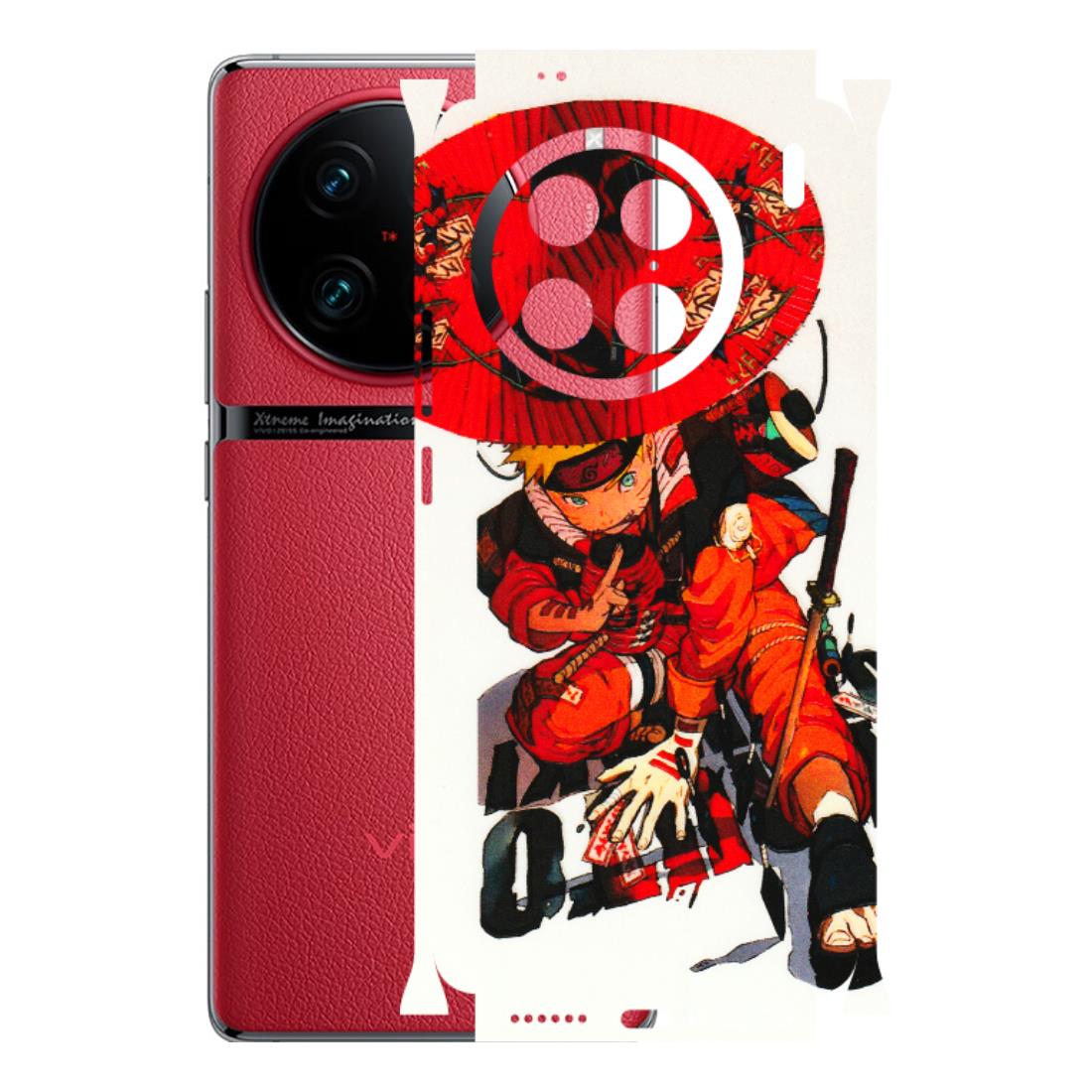 VIVO Z/V/X/T/U/S Series Phone Skins (All Models) - Naruto - 3D Embossed Finish (L-208) Vivo X90 Pro
