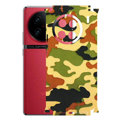 VIVO Z/V/X/T/U/S Series Phone Skins (All Models) - Indian Military - 3D Embossed Finish (L-234) Vivo X90 Pro
