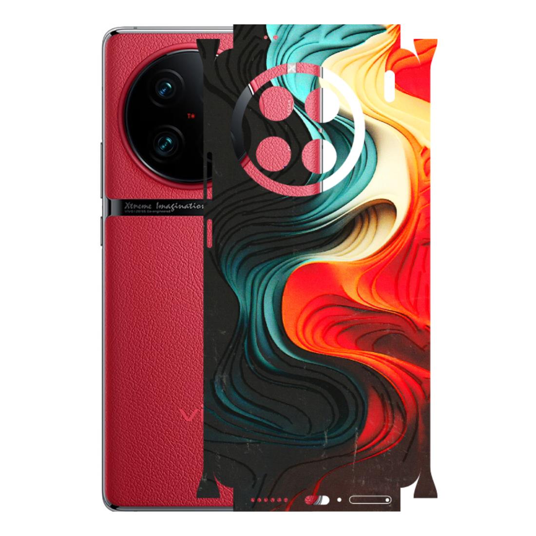 VIVO Z/V/X/T/U/S Series Phone Skins (All Models) - The Silky Swirl - 3D Embossed Finish (L-240) Vivo X90 Pro
