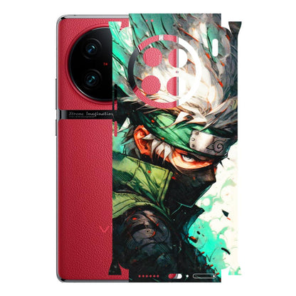 VIVO Z/V/X/T/U/S Series Phone Skins (All Models) - Kakashi Side Profile - 3D Embossed Finish (L-249) Vivo X90 Pro