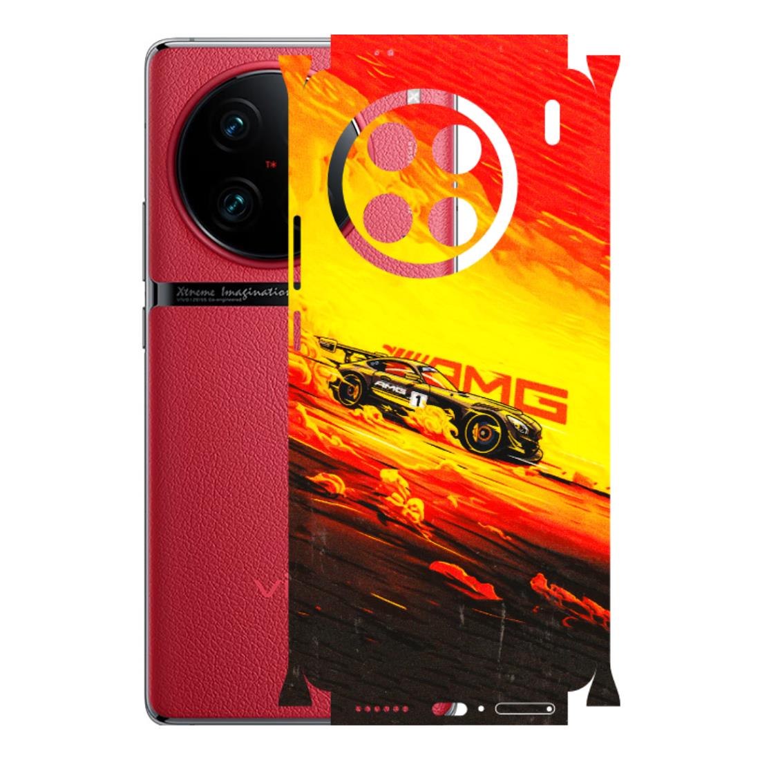 VIVO Z/V/X/T/U/S Series Phone Skins (All Models) - AMG Car Speed Cover - 3D Embossed Finish (L-256) Vivo X90 Pro