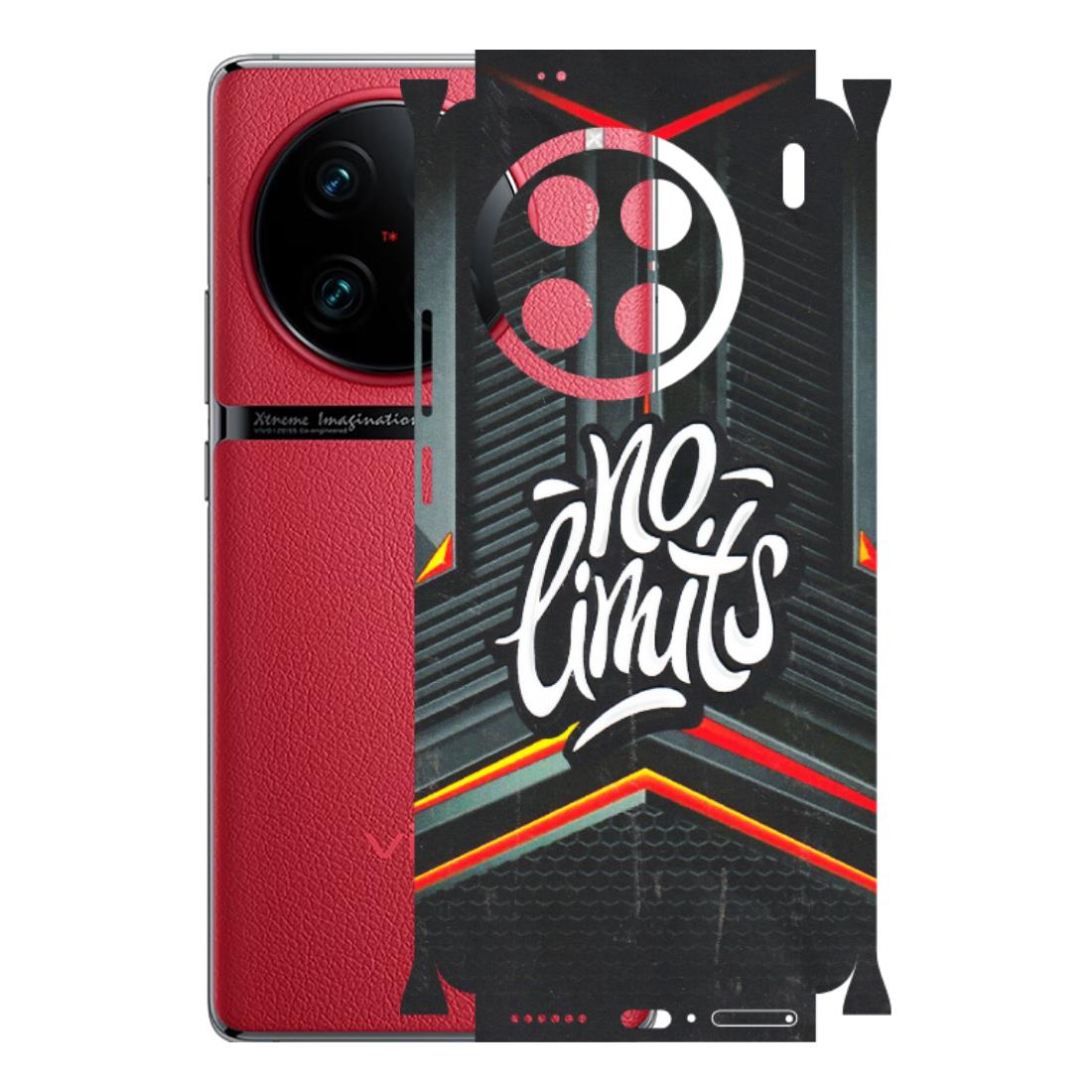 VIVO Z/V/X/T/U/S Series Phone Skins (All Models) - No Limits - 3D Embossed Finish (L-286) Vivo X90 Pro