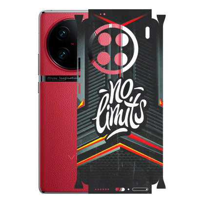 VIVO Z/V/X/T/U/S Series Phone Skins (All Models) - No Limits - 3D Embossed Finish (L-286) Vivo X90 Pro