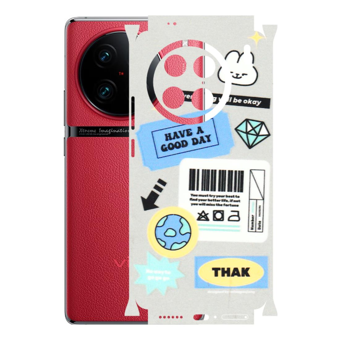 VIVO Z/V/X/T/U/S Series Phone Skins (All Models) - Will Be Okay Design - 3D Embossed Finish (L-316) Vivo X90 Pro