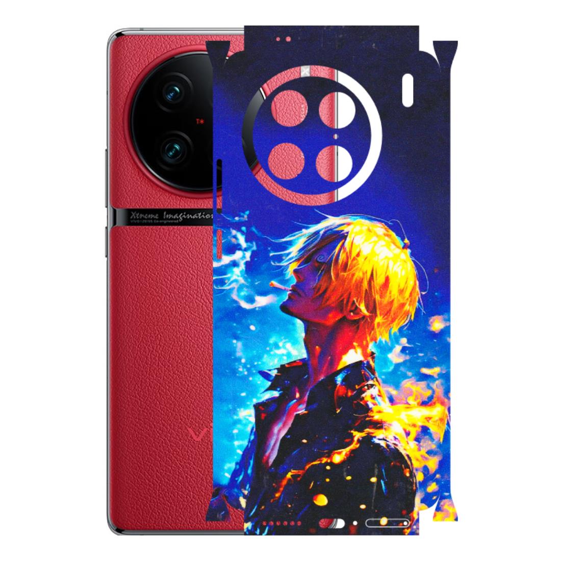 VIVO Z/V/X/T/U/S Series Phone Skins (All Models) - Sanji Vinsmoke One Piece - 3D Embossed Finish (L-319) Vivo X90 Pro