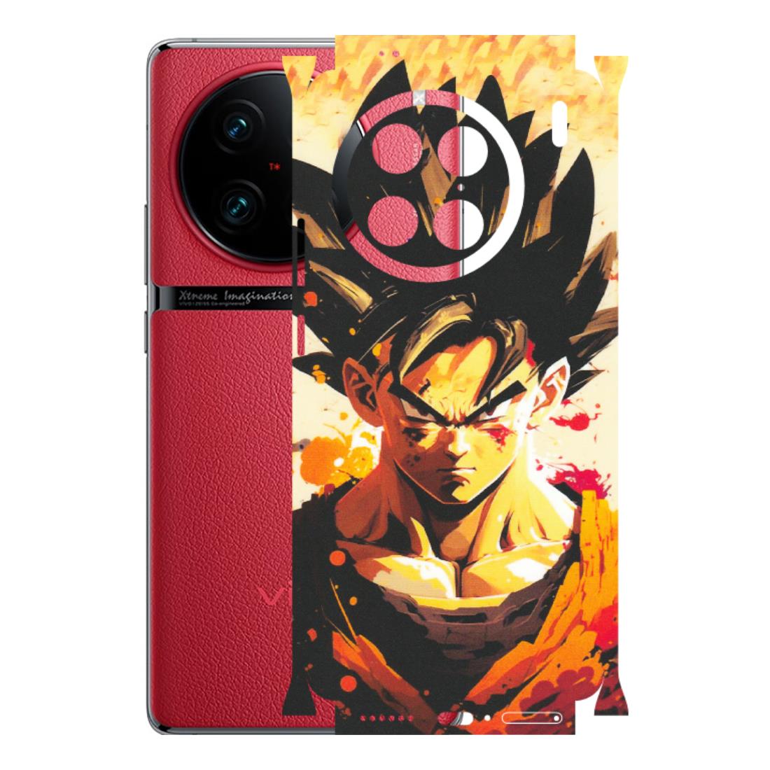 VIVO Z/V/X/T/U/S Series Phone Skins (All Models) - Angry Goku - Matte Finish (M-12) Vivo X90 Pro
