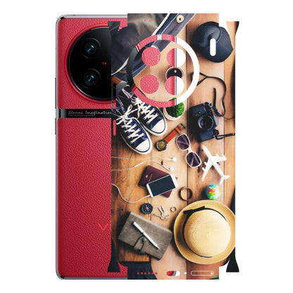 VIVO Z/V/X/T/U/S Series Phone Skins (All Models) - Travel Wanderlust - Matte Finish (M-133) Vivo X90 Pro