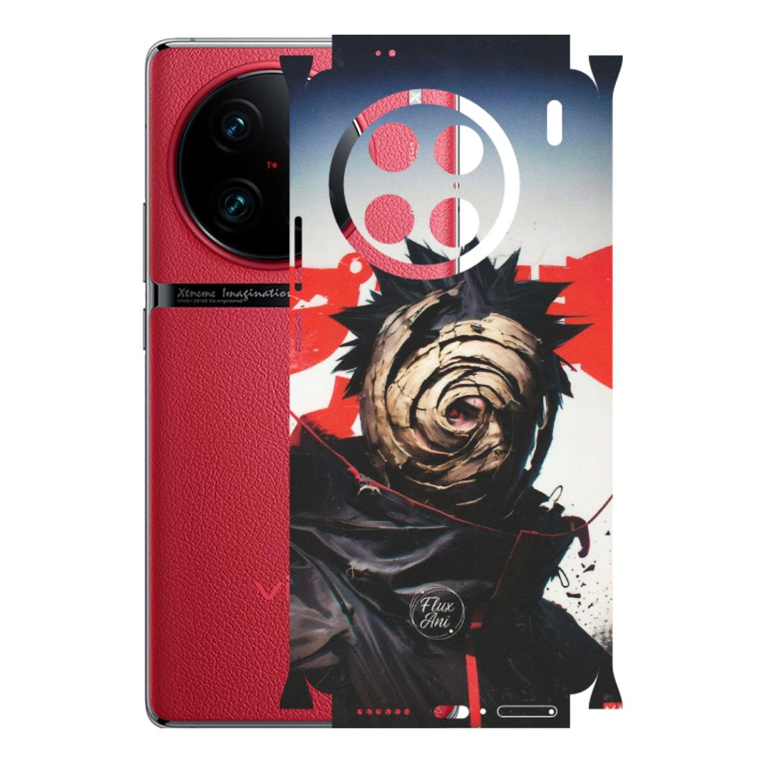VIVO Z/V/X/T/U/S Series Phone Skins (All Models) - Obito Uchiha Cool Anime - Matte Finish (M-134) Vivo X90 Pro