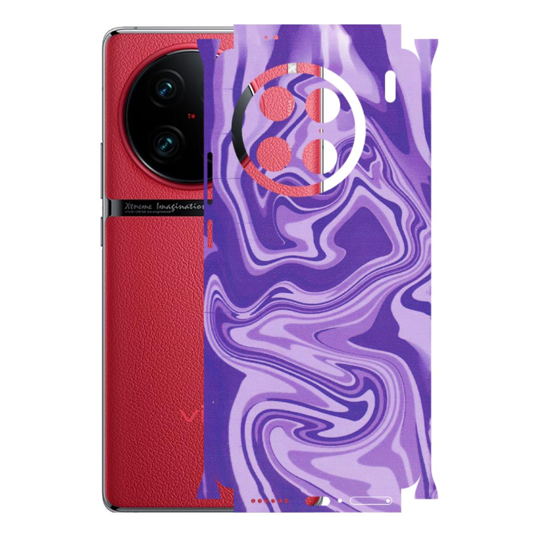 VIVO Z/V/X/T/U/S Series Phone Skins (All Models) - Hazy Purple Nights - Matte Finish (M-14) Vivo X90 Pro