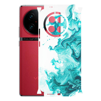 VIVO Z/V/X/T/U/S Series Phone Skins (All Models) - Sky Blue Abstract Colour - Matte Finish (M-146) Vivo X90 Pro