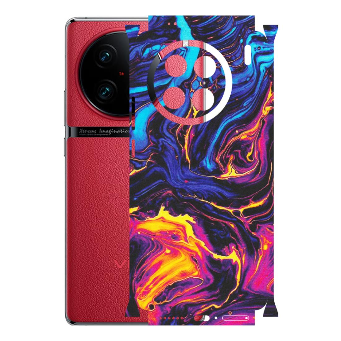 VIVO Z/V/X/T/U/S Series Phone Skins (All Models) - Abstract Paint Classy - Matte Finish (M-15) Vivo X90 Pro