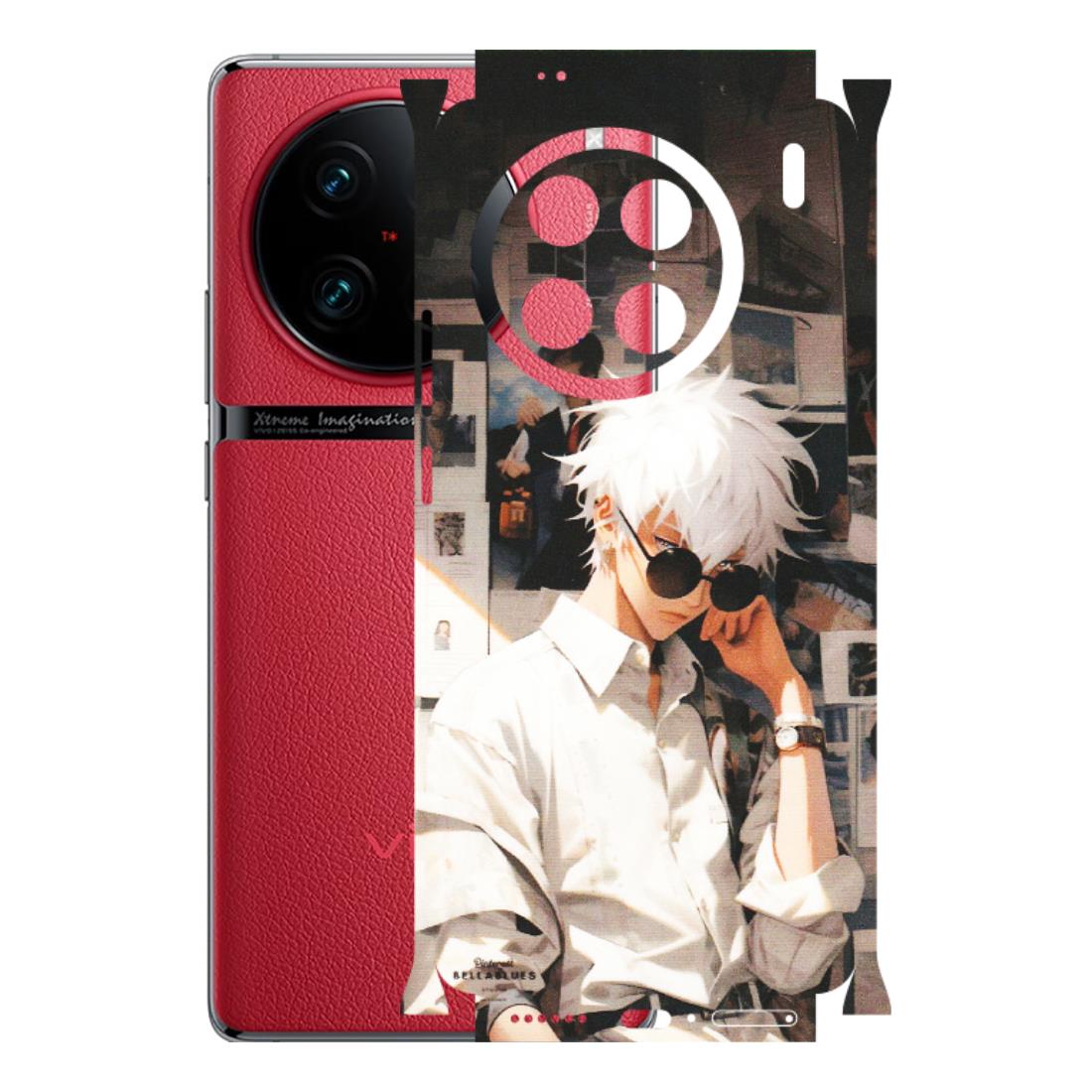 VIVO Z/V/X/T/U/S Series Phone Skins (All Models) - Gojo Satoru Jujustu Kaisen Anime - Matte Finish (M-156) Vivo X90 Pro
