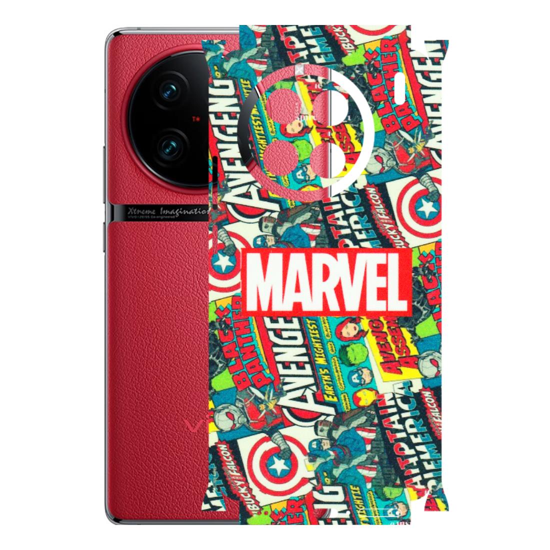 VIVO Z/V/X/T/U/S Series Phone Skins (All Models) - Marvel Comic Lover - Matte Finish (M-30) Vivo X90 Pro