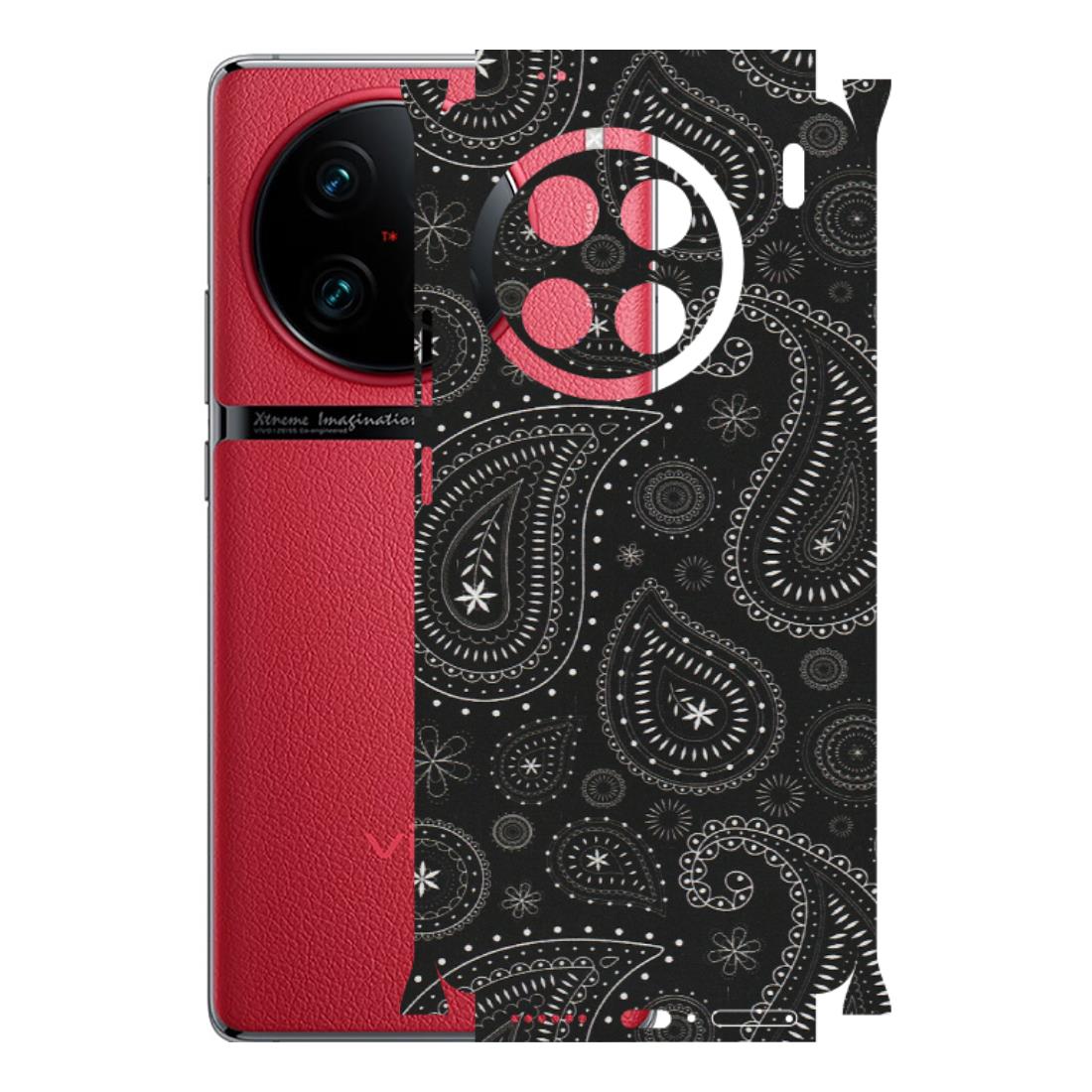 VIVO Z/V/X/T/U/S Series Phone Skins (All Models) - Black Sober Kerry - Matte Finish (M-37) Vivo X90 Pro