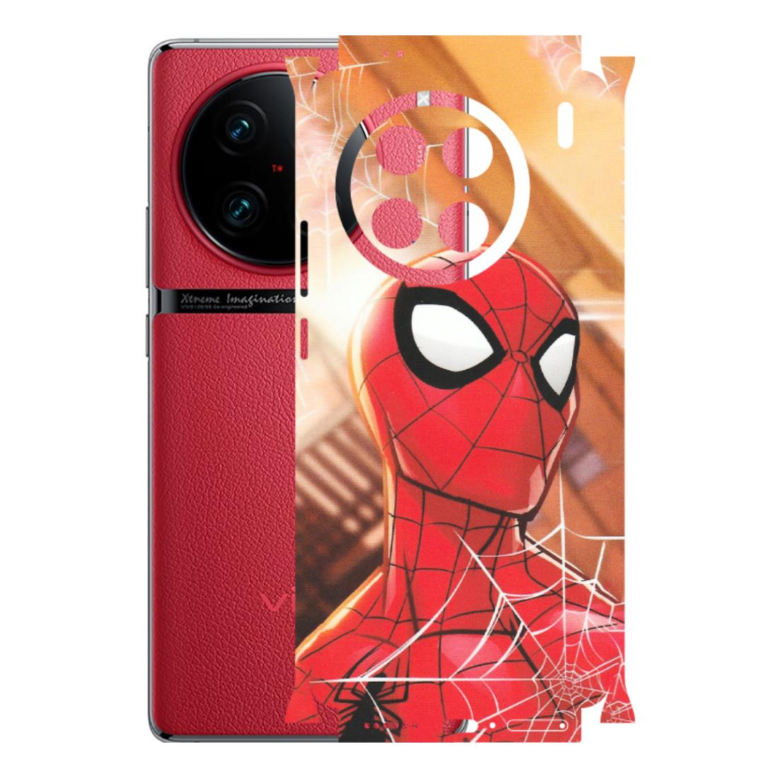 VIVO Z/V/X/T/U/S Series Phone Skins (All Models) - Spiderman Face New - Matte Finish (M-41) Vivo X90 Pro