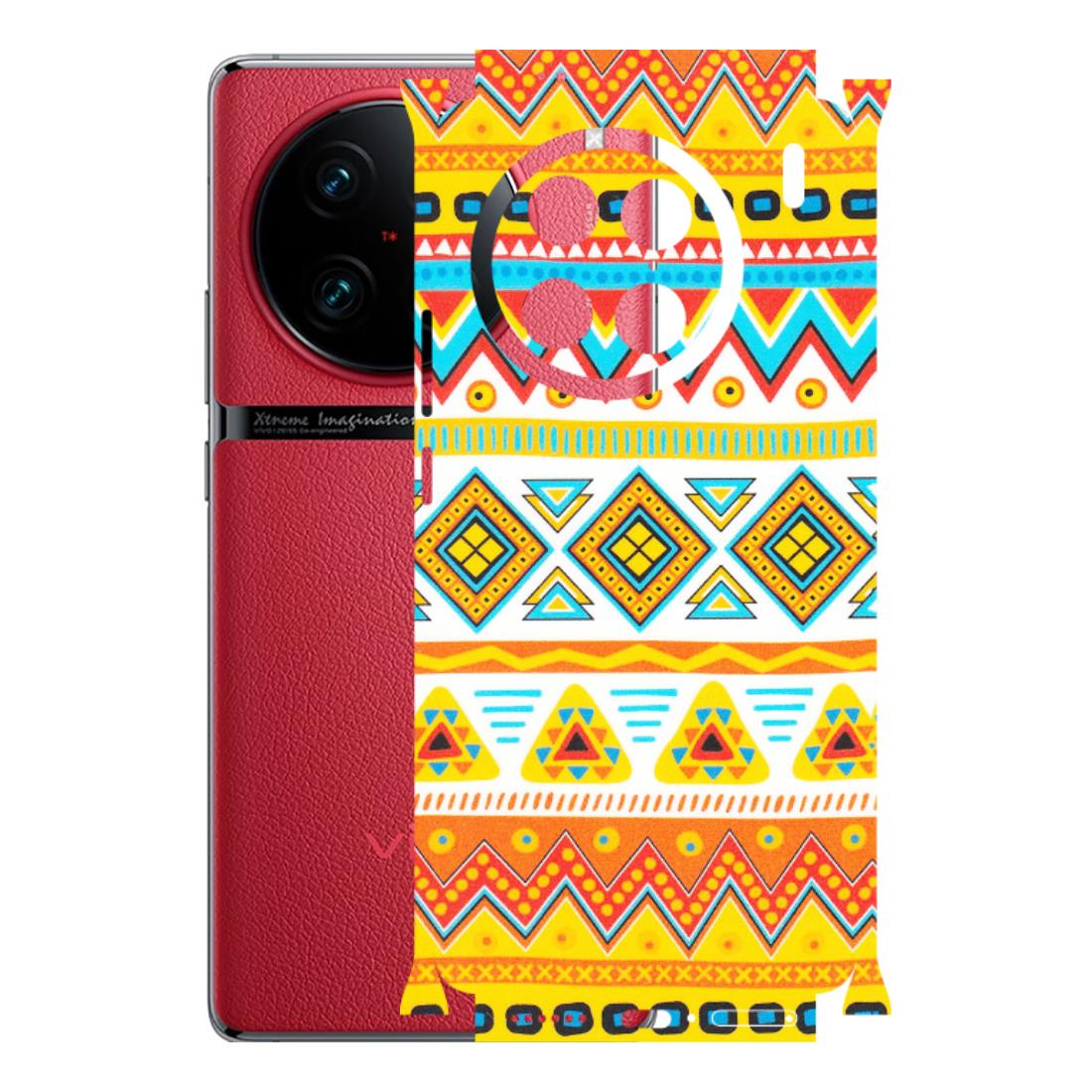 VIVO Z/V/X/T/U/S Series Phone Skins (All Models) - Mexican Abstract - Matte Finish (M-71) Vivo X90 Pro