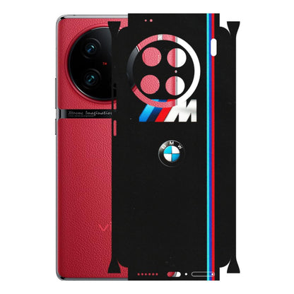 VIVO Z/V/X/T/U/S Series Phone Skins (All Models) - Styling With Black BMW - Matte Finish (M-74) Vivo X90 Pro