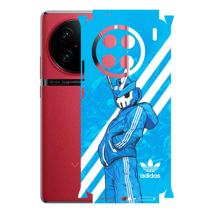 VIVO Z/V/X/T/U/S Series Phone Skins (All Models) - Battle of Adidas - Matte Finish (M-98) Vivo X90 Pro