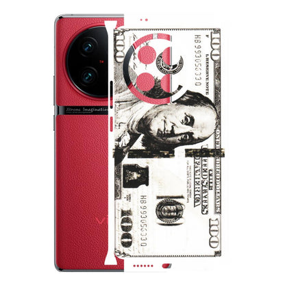 VIVO Z/V/X/T/U/S Series Phone Skins (All Models) - 100 Dollar Currency - Transparent Finish (T-01) Vivo X90 Pro