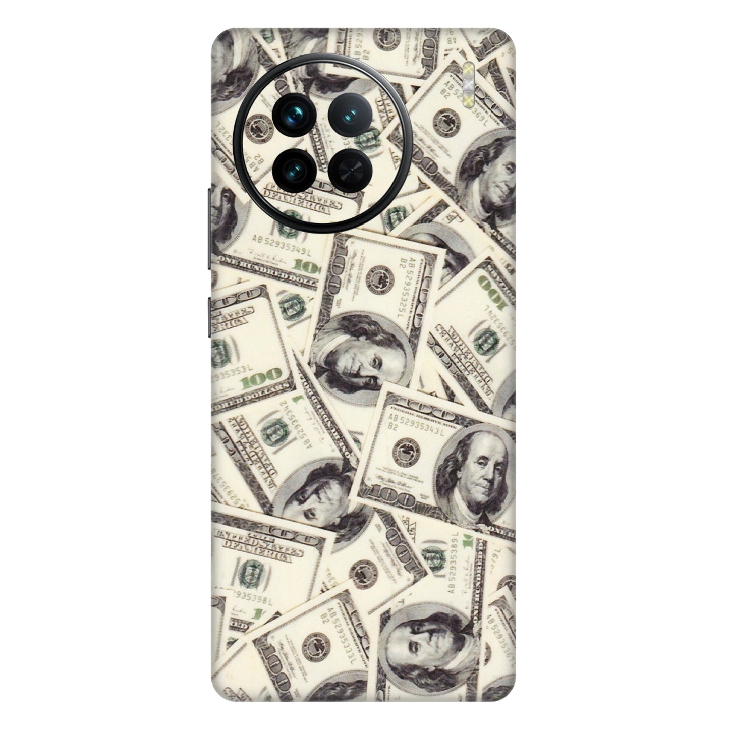 VIVO Z/V/X/T/U/S Series Phone Skins (All Models) - Dollar Lover - Transparent Finish (T-17) Vivo X90