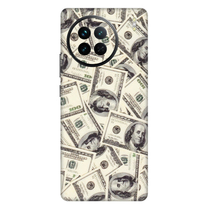 VIVO Z/V/X/T/U/S Series Phone Skins (All Models) - Dollar Lover - Transparent Finish (T-17) Vivo X90