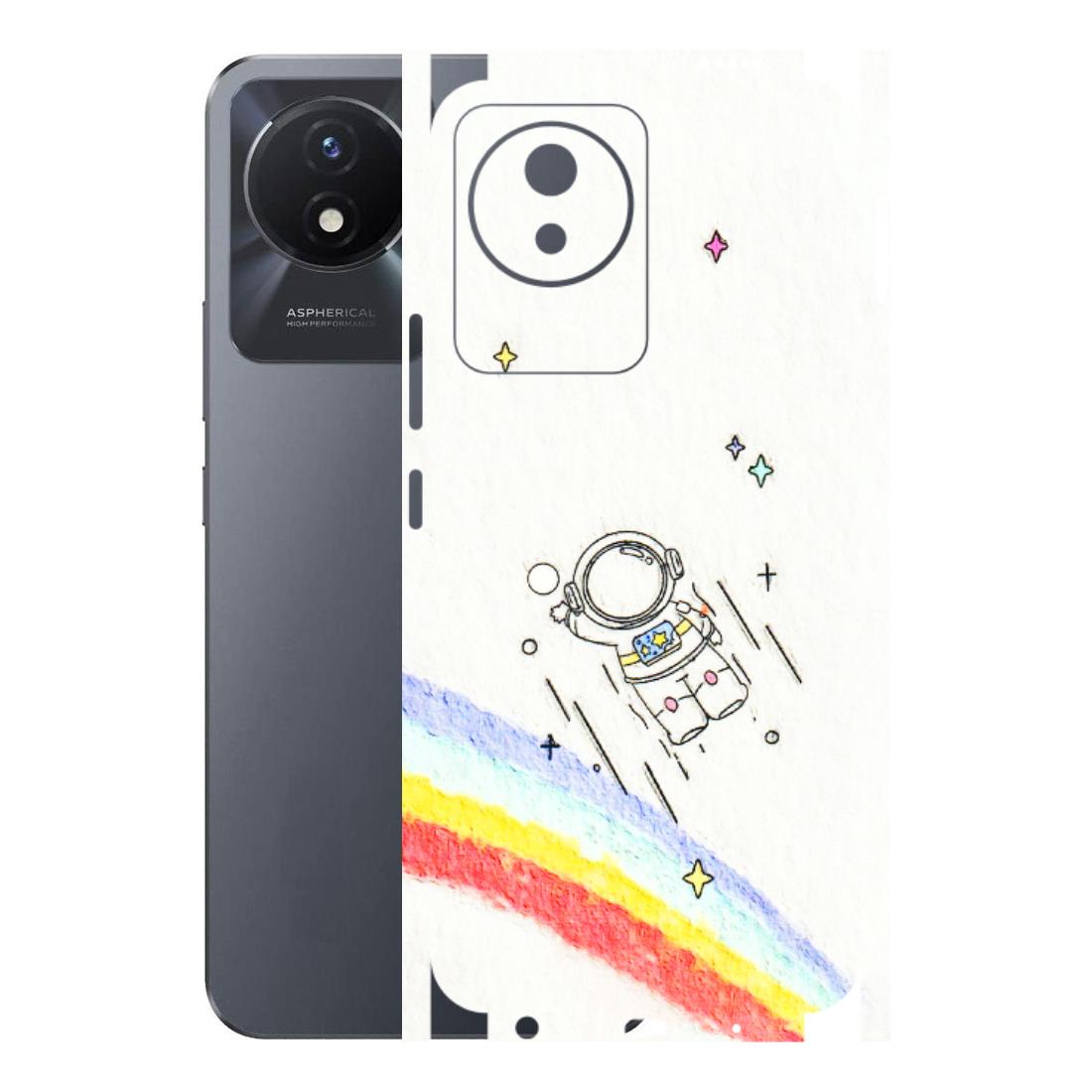 VIVO Y Series Phone Skins (All Models) - Milkyway Astronaut - 3D Embossed Finish (L-110) Vivo Y02T