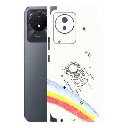VIVO Y Series Phone Skins (All Models) - Milkyway Astronaut - 3D Embossed Finish (L-110) Vivo Y02T