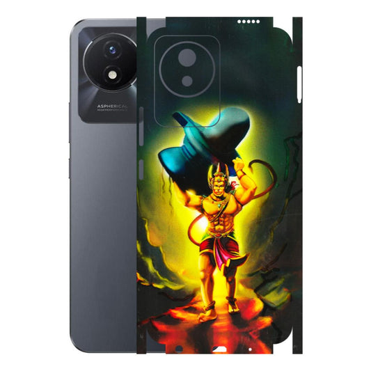 VIVO Y Series Phone Skins (All Models) - Hanuman Ji - 3D Embossed Finish (L-128) Vivo Y02T