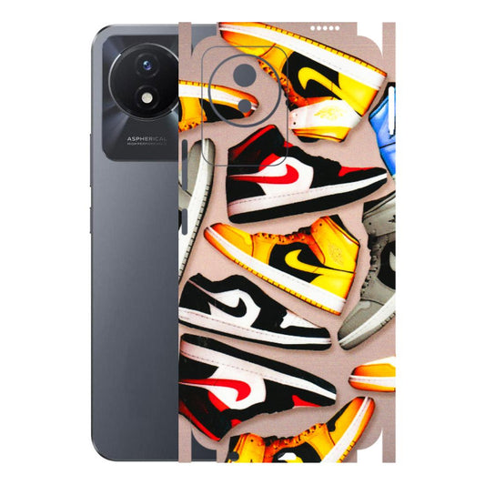 VIVO Y Series Phone Skins (All Models) - Sneaker Lover - 3D Embossed Finish (L-135) Vivo Y02T