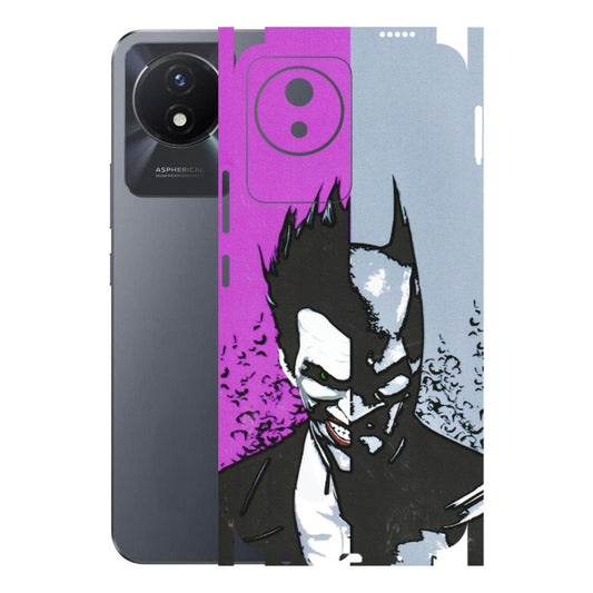 VIVO Y Series Phone Skins (All Models) - Batman & Joker - 3D Embossed Finish (L-143) Vivo Y02T
