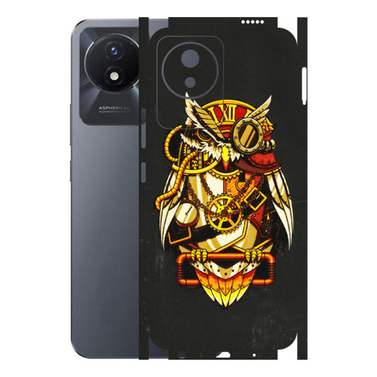 VIVO Y Series Phone Skins (All Models) - Classy Smart Owl - 3D Embossed Finish (L-144) Vivo Y02T
