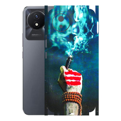 VIVO Y Series Phone Skins (All Models) - Mahadev Bhakt - 3D Embossed Finish (L-146) Vivo Y02T