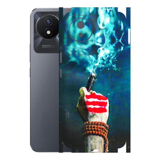 VIVO Y Series Phone Skins (All Models) - Mahadev Bhakt - 3D Embossed Finish (L-146) Vivo Y02T