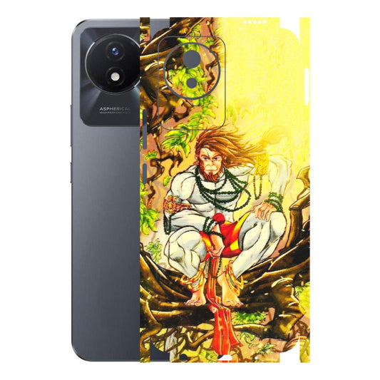 VIVO Y Series Phone Skins (All Models) - Lord Hanuman - 3D Embossed Finish (L-152) Vivo Y02T