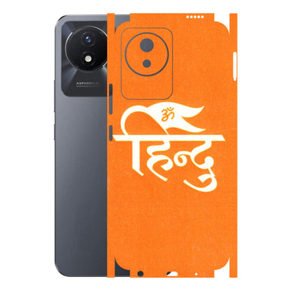 VIVO Y Series Phone Skins (All Models) - Hindu Kesari - 3D Embossed Finish (L-154) Vivo Y02T