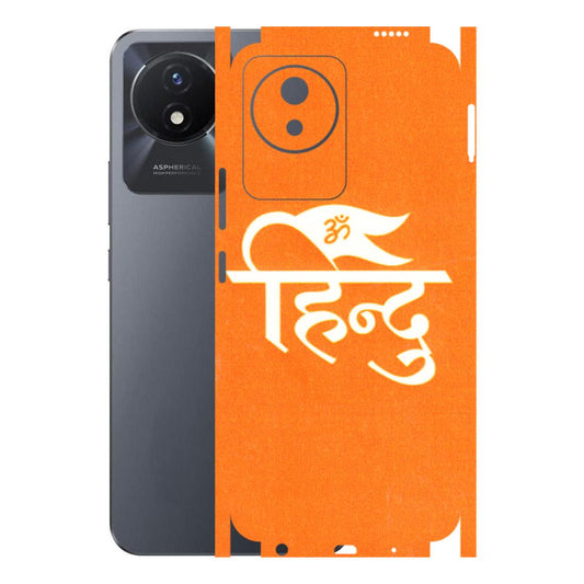 VIVO Y Series Phone Skins (All Models) - Hindu Kesari - 3D Embossed Finish (L-154) Vivo Y02T