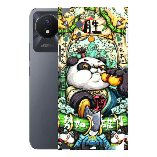 VIVO Y Series Phone Skins (All Models) - Royal Rich Panda - 3D Embossed Finish (L-170) Vivo Y02T