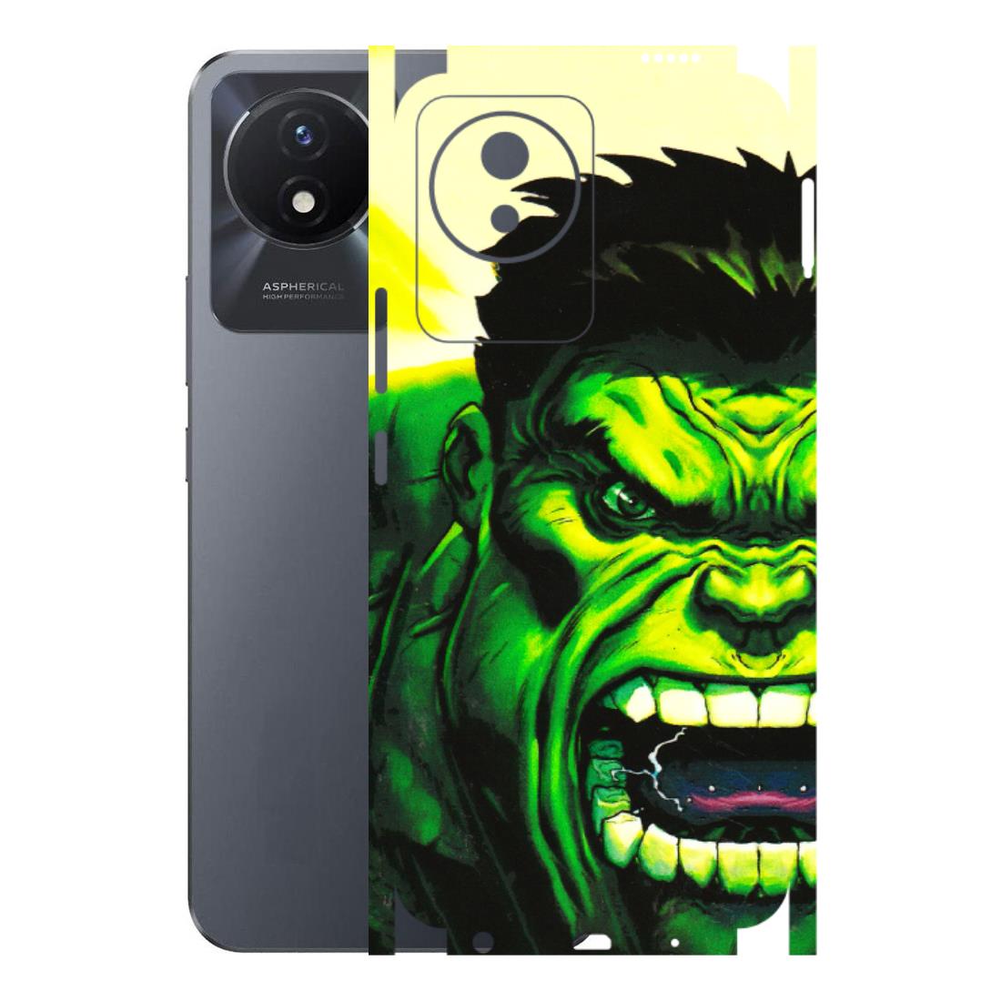VIVO Y Series Phone Skins (All Models) - Hulk - 3D Embossed Finish (L-180) Vivo Y02T