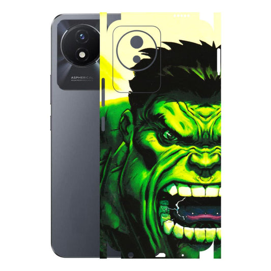 VIVO Y Series Phone Skins (All Models) - Hulk - 3D Embossed Finish (L-180) Vivo Y02T