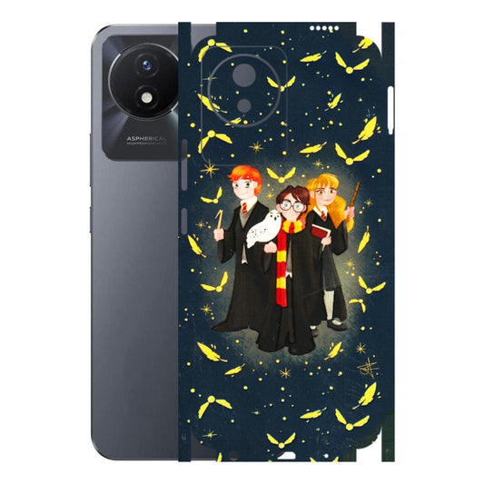 VIVO Y Series Phone Skins (All Models) - Harry Potter - 3D Embossed Finish (L-183) Vivo Y02T