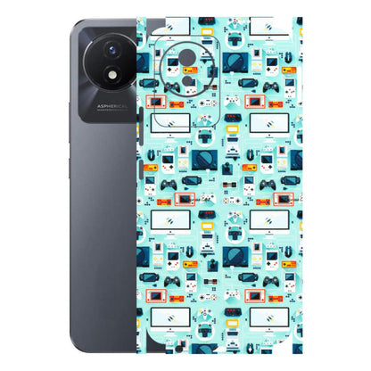VIVO Y Series Phone Skins (All Models) - Gadgets Doodle - 3D Embossed Finish (L-184) Vivo Y02T
