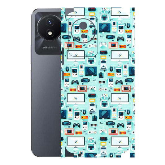 VIVO Y Series Phone Skins (All Models) - Gadgets Doodle - 3D Embossed Finish (L-184) Vivo Y02T