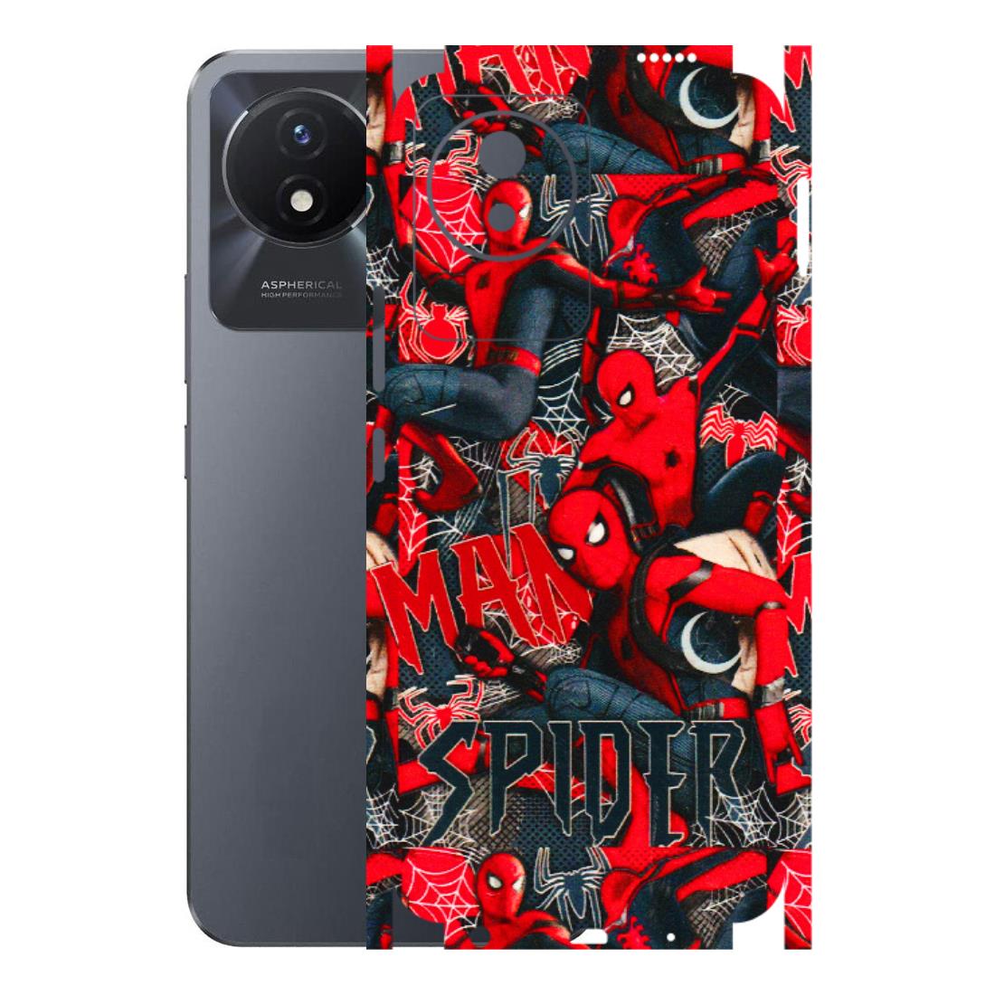 VIVO Y Series Phone Skins (All Models) - SpiderMan Cool - 3D Embossed Finish (L-188) Vivo Y02T