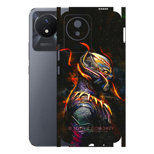 VIVO Y Series Phone Skins (All Models) - Black Panther - 3D Embossed Finish (L-190) Vivo Y02T