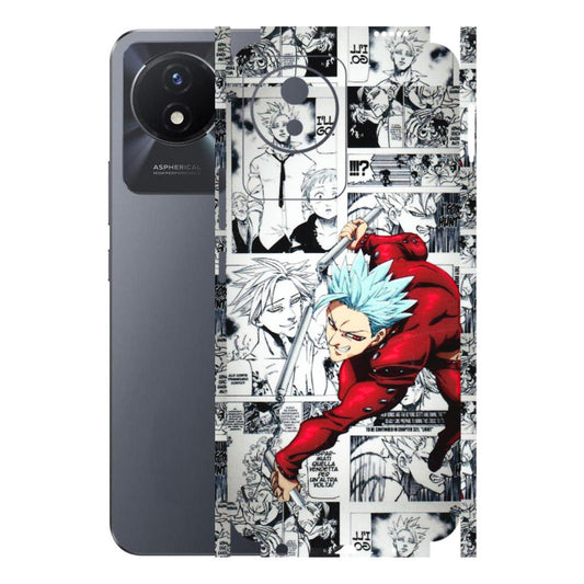VIVO Y Series Phone Skins (All Models) - Anime Comic - 3D Embossed Finish (L-192) Vivo Y02T