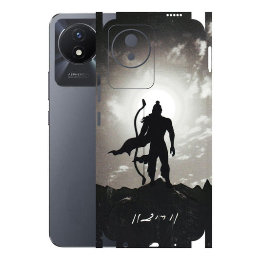 VIVO Y Series Phone Skins (All Models) - Jai Siya Ram - 3D Embossed Finish (L-200) Vivo Y02T