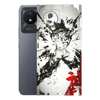 VIVO Y Series Phone Skins (All Models) - DBZ - 3D Embossed Finish (L-206) Vivo Y02T