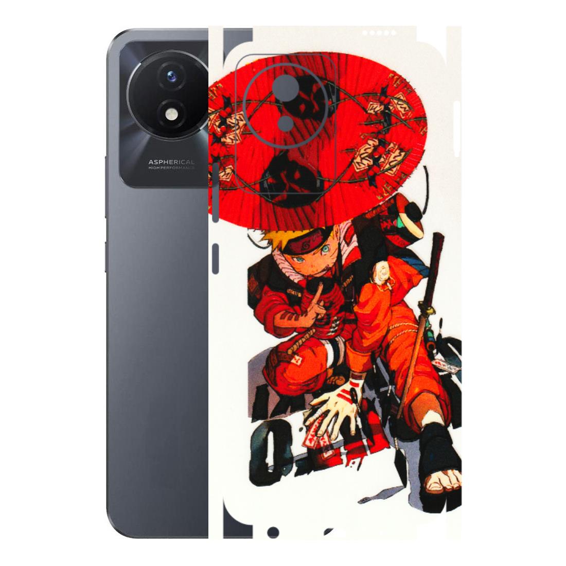 VIVO Y Series Phone Skins (All Models) - Naruto - 3D Embossed Finish (L-208) Vivo Y02T